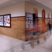 School Hallway - Students